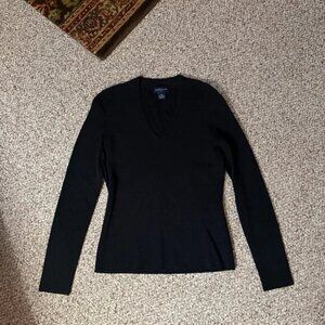 Ann Taylor V-Neck Sweater -- Medium
